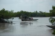 Air boat in the Everglades.