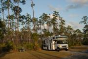 Our camper at Long Pine Key campground. Everglades NP.